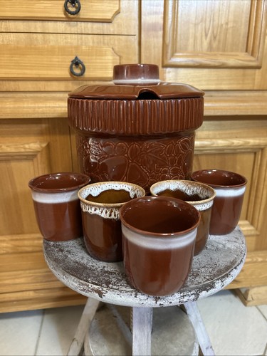 Ddr bowle set topf becher - topf,,