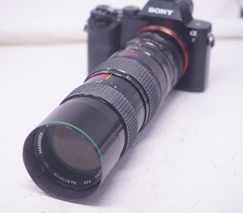 Sony mount adapted hanimex - sony,