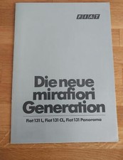FIAT 131  L - CL - Panorama  - PROSPEKT (Juni 1978)