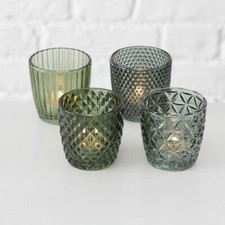 Windlicht Glas grün