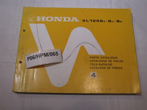 Honda xl125s xl125 - xl125s,