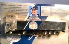 Grell Ralf Schumacher Kollektion Formel 1 Sattelzug Silber Fan Truck MAN 1.87 H0