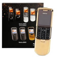 Nokia 8800 Slider Telefone Handy Mobiltelefon Gold Sim Frei Neu 
