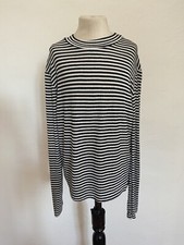 Zara Mädchen Ringel Langarm Shirt zu Jeans Hose Rock Gr. 11-12 146 152 