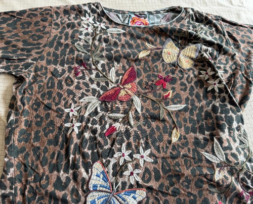 Johnny was leopard embroidered - johnny,