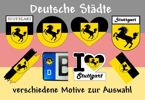 Aufkleber flagge wappen kfz - aufkleber-, flagge-wappen-kfz