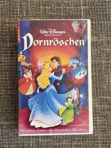 Vhs walt disneys - vhs, dornröschen