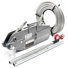 Seilzug 3200kg Greifzug 20m Drahtseil Ø16mm Handseilzug Forstseilwinde Seilwinde