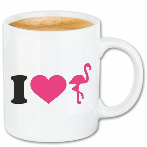 Kaffeetasse love flamingo - love,