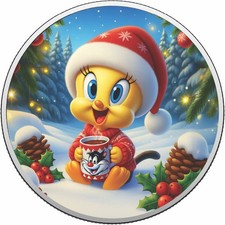  Holiday Cheer with Tweety! 1oz Fine Silver Coloured Coin