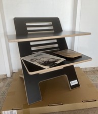 Standsome Schreibtischaufsatz höhenverstellbar Double Black Stehtisch Pult Neu