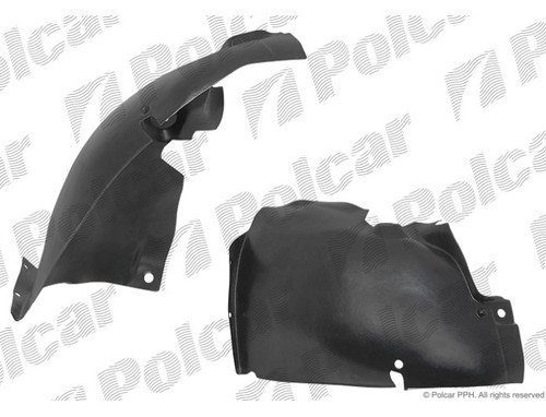 Hdpe radhausschale vorne - vorne, links
