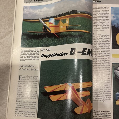 Bauplan für motorflugzeug - bauplan,