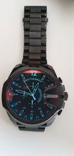Diesel DZ4318 Mega Chief Chronograph Schwarz Rostfreier Stahl Quartz Herrenuhr