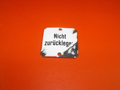 Altes kleines schild - kleines,