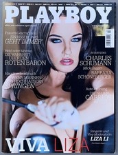 PLAYBOY 04/2008 Liza Li , Mick Jagger, Barbara Schöneberger mit Duftprobe