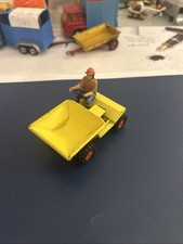 alter Corgi Thwaites Tusker Dumper mit Fahrer 1:43 Modellauto made in GB 1967