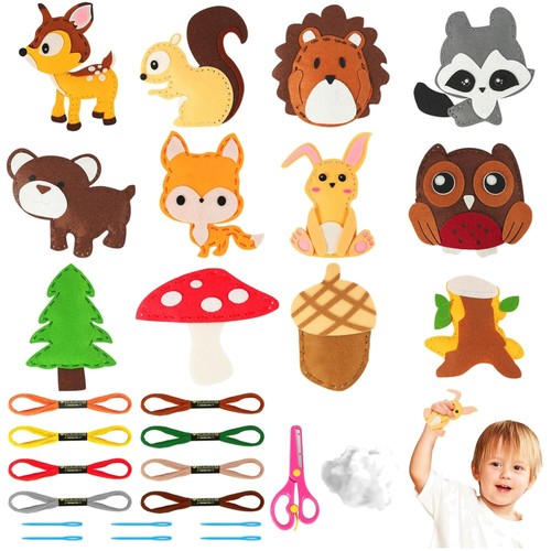 Filztiere nähset kinder - filztiere,