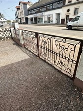 Zaun Zaunelemente Metallzaun Gartenzaun Zaunfeld Einfahrtstor Schmiedezaun Tor