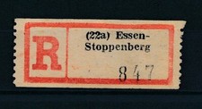 77662) Zonen, Reco-Zettel PGZ (22a) Essen - Stoppenberg