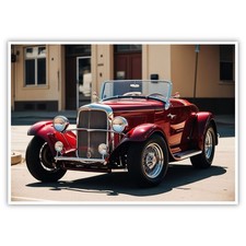 Fahrzeug Auto A4 Kunstdruck