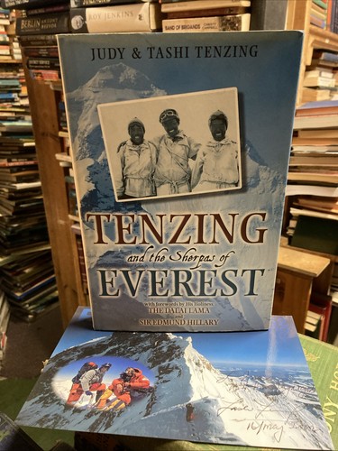 Signed tenzing and - the, sherpas