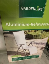 GARDENLINE Aluminium Relaxsessel 7-fach  verstellbar - TOP