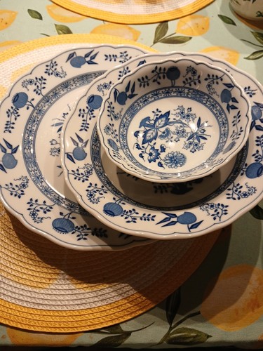 Tellerset zwiebelmuster - tellerset,