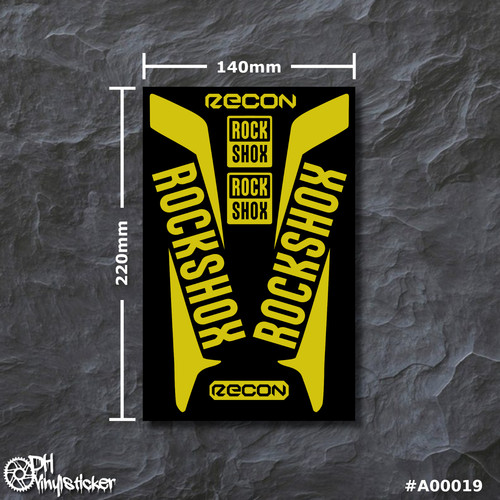 Rockshox recon stickersatz - rockshox,