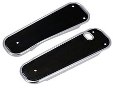 Set: Trittbretter, rechts und links, Gummi Schwarz - für Simson KR51 Schwalbe