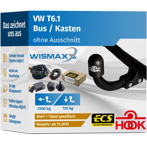 Anhängerkupplung für 1 - für, t6.1