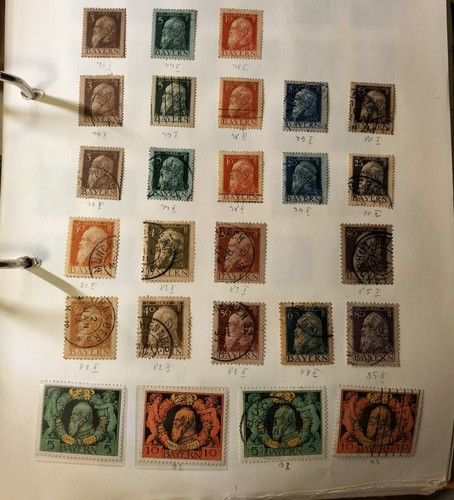 Briefmarken bayern königreich - briefmarken,