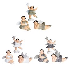 Gilde Figur Engel "Betty" Varianten Glitzer Champagner Weiß Graphit Weihnachten