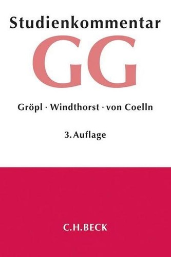 Grundgesetz studienkommentar - grundgesetz:,