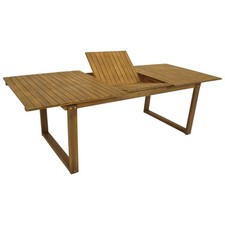 Gartentisch Ausziehtisch Holztisch SANTIAGO 180/240x100cm Holz Akazie, 2. WAHL