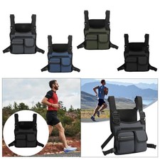 Herren Brusttasche, Praktische Fronttasche Zum Laufen, Trainieren, Reisen Und