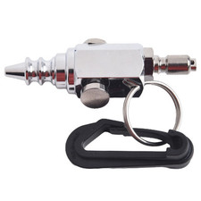 Edelstahl -Tauch -Tauch -BCD -Inflator -Schlauchwerkzeug Putzsachen Monitor