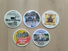 5 Bierdeckel Flötzinger Bräu Rosenheim Privatbrauerei Franz Steegmüller, Amerang