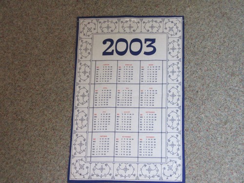 Geschirrhandtuch kalender - geschirrhandtuch,