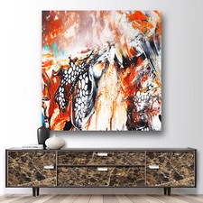 Leinwand Bild Bunt Abstrakt