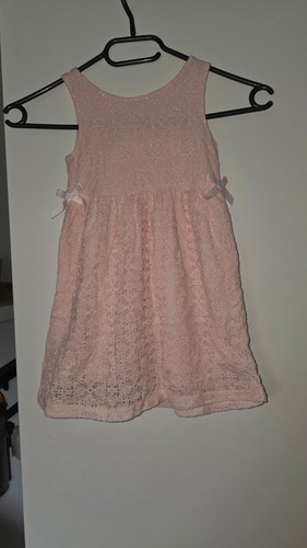 Mädchen spitzenkleid rosa - h&m,