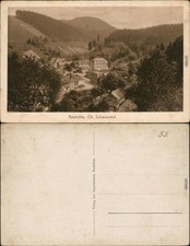 Ansichtskarte Katzhütte (Schwarzatal) Panorama-Ansicht 1930