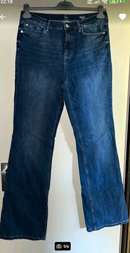 Damen flare jeans blau - c&a,