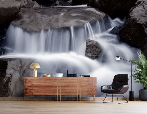 Wasserfall felsen steine - wasserfall,