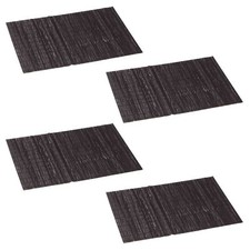 4x Bambus Holz Platzmatten