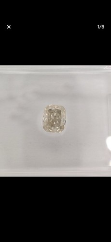 Cushion champagne diamond vs2 - diamond,