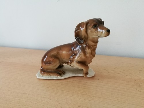 Kaiser porzellan dackelfigur - porzellan,