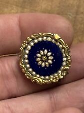 Brosche Emaille & Emailliert & 19 Eme Jahrhundert & Frankreich & Schmuck Alte &