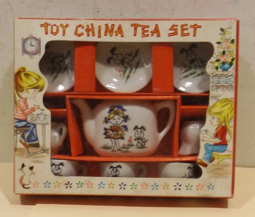 Toy china tea set - china,