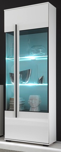 Vitrine vitrinenschrank weiß - vitrine,